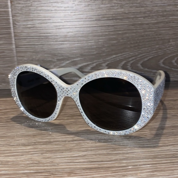 🆕 Celine Rhinestone Sunglasses NWT Authentic Luxury Statement - Picture 4 of 10